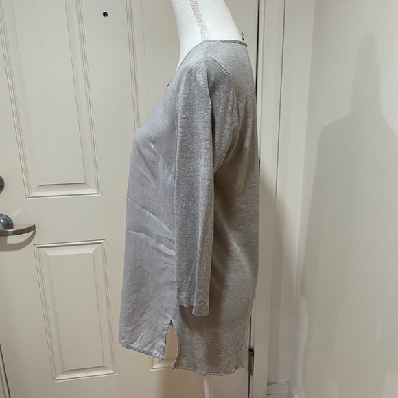 J. Jill Love Linen Mixed Media Tunic - Picture 3 of 9